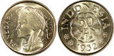50 Sen Indonesia Prince Diponegoro 1952  UNC KM# 9 RANDOM PICK (1 Coin) ( 173) unz