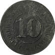 10 Centesimo Uruguay (c.1900) Establecimiento Ganadaria  Token c/s PJJ URU-12(8)