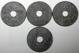 20 Centimes FRANCE Zinc 1943  WWII Issue KM# 900.1 RANDOM PICK ( 1 COIN ) (934) Uncertified