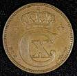 2 Øre DENMARK Christian X Bronze 1923  Last Year Type aUNC KM# 813.2 (27 228)