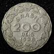 200 Reis BRAZIL Copper-Nickel 1938  Getúlio Dornelles Vargas KM# 545 (27 771) Uncertified