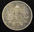 10 Centavos Mexico ESTADOS UNIDOS MEXICANOS Silver 1906 M  KM#428 (27 296) Uncertified