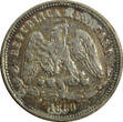 25 Centavos Mexico SECOND REP.Silver 1886/9 Pi C  San Luis Potosi XF+KM# 406.8(6) Uncertified
