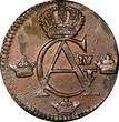 1/4 Skilling SWEDEN Gustaf IV Adolf Copper 1808  Avesta mint Unc KM# 564 (21 017) Uncertified