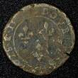 Denier FRANCE Henri III (1574-1589) Copper 1580  Tournois 2,59g. (27 181) Uncertified