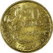20 Francs France Aluminum-Bronze 1952  4 plumes aUNC KM# 917.1 (21 193)