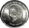 10 Rupee NEPAL SHAH DYNASTY Silver VS2025(1968)  NGC MS66 FAO BU KM# 794 (028)