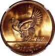 1968 Penny 1968 Ireland Republic Bronze  NGC MS64 RD NICE RED Hen with chicks KM11 (9)