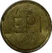 TOKEN COSTA RICA COFFEE  Bronze ND LEPIZ c/s E