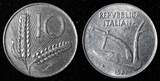 10 Lire 1953-1983 Italy Aluminium 1953 - 1983 R  KM# 93 RANDOM PICK (1 Coin) (974) Uncertified