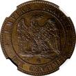 10 Centimes FRANCE Napoleon III Bronze 1853 BB  NGC UNC DETAILS KM# 771.3 (11) NGC unz DETAILS KM