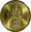 2 Kroner Denmark Frederik IX Aluminum-Bronze 1952 N S  NGC MS64 31mm KM# 838.1(1)