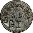 TOKEN COSTA RICA  ND Lead c/s 