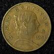 5 Centavos MEXICO Bronze 1961 Mo  Large type KM# 426 (27 908) Uncertified