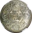 Rupee India-British George V Silver 1920 (C)  NGC MS62 Calcutta Mint KM# 524 (06)