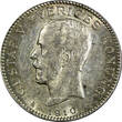 1 Krona Sweden Gustaf V Silver 1910 W  1st Year Type High Grade KM# 786.1 (147) Uncertified