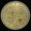 United Kingdom 6 Pence GREAT BRITAIN Elizabeth II 1953  1 Year Type UNC Toned KM# 889 (26 792) unz