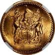 1/2 Cent Rhodesia Bronze 1970  NGC MS65 RD FULL RED KM# 9 (005)