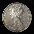 Rupee India-British Victoria Silver 1893 B incuse  XF .Nice Toned KM# 492 (558) Uncertified