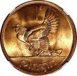 1968 Penny 1968 Ireland Republic Bronze  NGC MS64 RD NICE RED Hen with chicks KM11 (8)