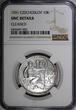 Czech Republic 10 Korun Czechoslovakia Silver 1931  30 mm NGC UNC DETAILS KM# 15 (002) NGC unz DETAILS KM