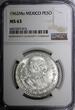 1962 Peso 1962 Mexico ESTADOS UNIDOS MEXICANOS Silver  Jose Morelos NGC MS63 KM#459(5)