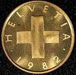 1 Rappen Switzerland Bronze 1982  GEM BU KM# 46 (24 105) Uncertified