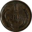 Bronze Denmark Christian IX (1862-1906)  1880 CS 1 Ore KM# 792.1 (15 050) Uncertified