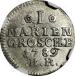 1 Mariengroschen Germany LIPPE-DETMOLD 1789  NGC XF DETAILS 1 YEAR KM# 211 (103)