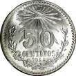 50 Centavos Mexico ESTADOS UNIDOS Silver 1944 M  NGC MS66 GEM BU KM# 447 (041)