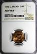 United Kingdom 1948 Farthing 1948 Great Britain George VI Bronze  NGC MS64 RB LAST YEAR KM# 843 (53)
