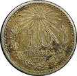 10 Centavos Mexico ESTADOS UNIDOS MEXICANOS Silver 1907 M  KM# 428 (392) Uncertified