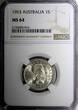 1 Shilling Australia Elizabeth II Silver 1953  Royal Mint NGC MS64 KM# 53 (016)