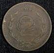 2 Centavos Mexico ESTADOS UNIDOS MEXICANOS Bronze 1906  KM# 419 (27 287) Uncertified