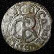 Solidus Livonia Riga CARL XI of Sweden (1660-1697)Silver 1663 Schilling KM#55(8) Uncertified