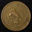 20 Centavos Mexico ESTADOS UNIDOS MEXICANOS Bronze 1951 Mo  SCARCE DATE KM#439(4) Uncertified