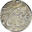 Rupee INDIA BHOPAL Shah Alam II Silver AH1214 43 (1799)  (10.98g) aUNC C#12(9)