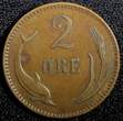 Bronze Denmark Christian IX  1902 VBP 2 Ore KM# 793.2 (23 773) Uncertified