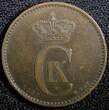 Bronze Denmark Christian IX  1897 VBP 2 Ore KM# 793.2 (23 777) Uncertified
