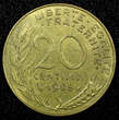 20 Centimes FRANCE Aluminum-Bronze 1985  KM# 930 (22 727) Uncertified