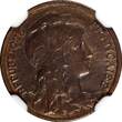 1 Centime FRANCE Bronze 1903  NGC UNC DETAILS KM# 840 (048) NGC unz DETAILS KM