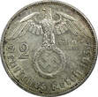 Mark Germany - Third Reich Silver 1939 A 2 Reichs  Hindenburg KM# 93 (22 416) Uncertified