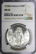 100 Pesos Mexico ESTADOS UNIDOS MEXICANOS Silver 1978 Mo  NGC MS66 KM# 483.2 (5)