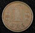 1 Øre DENMARK Christian X Bronze 1921  ch.XF KM# 812.2 (27 235) Uncertified