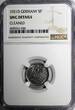 5 Pfennig Germany Empire Wilhelm II Iron 1921 D  NGC UNC DETAILS Munich KM#19 (6) NGC unz DETAILS