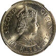 Malaysia 10 Cents Malaya & British Borneo Elizabeth II 1961  NGC MS64 BU KM# 2 (050)