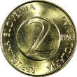 Slovenia 1998 2 Tolarja A barn swallow UNC/BU KM#5 RANDOM PICK (1 Coin) unz