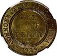 1/2 Penny Australia George VI Silver 1939  NGC AU58 BN COMMONWEALTH KM# 35 (071)