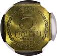 United Kingdom 5 Cents Ceylon Elizabeth II 1963  NGC MS65 ONLY ONE GRADED HIGHEST KM# 129 (11)