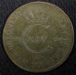 Skilling SWEDEN Carl XIV Johan Copper 1830 1  Last Year Type KM# 597 (555) Uncertified